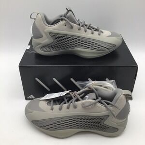 Adidas Anthony Edwards 1 J Low Metallic Grey Basketball Shoes JS1769 5.5 Y NEW
